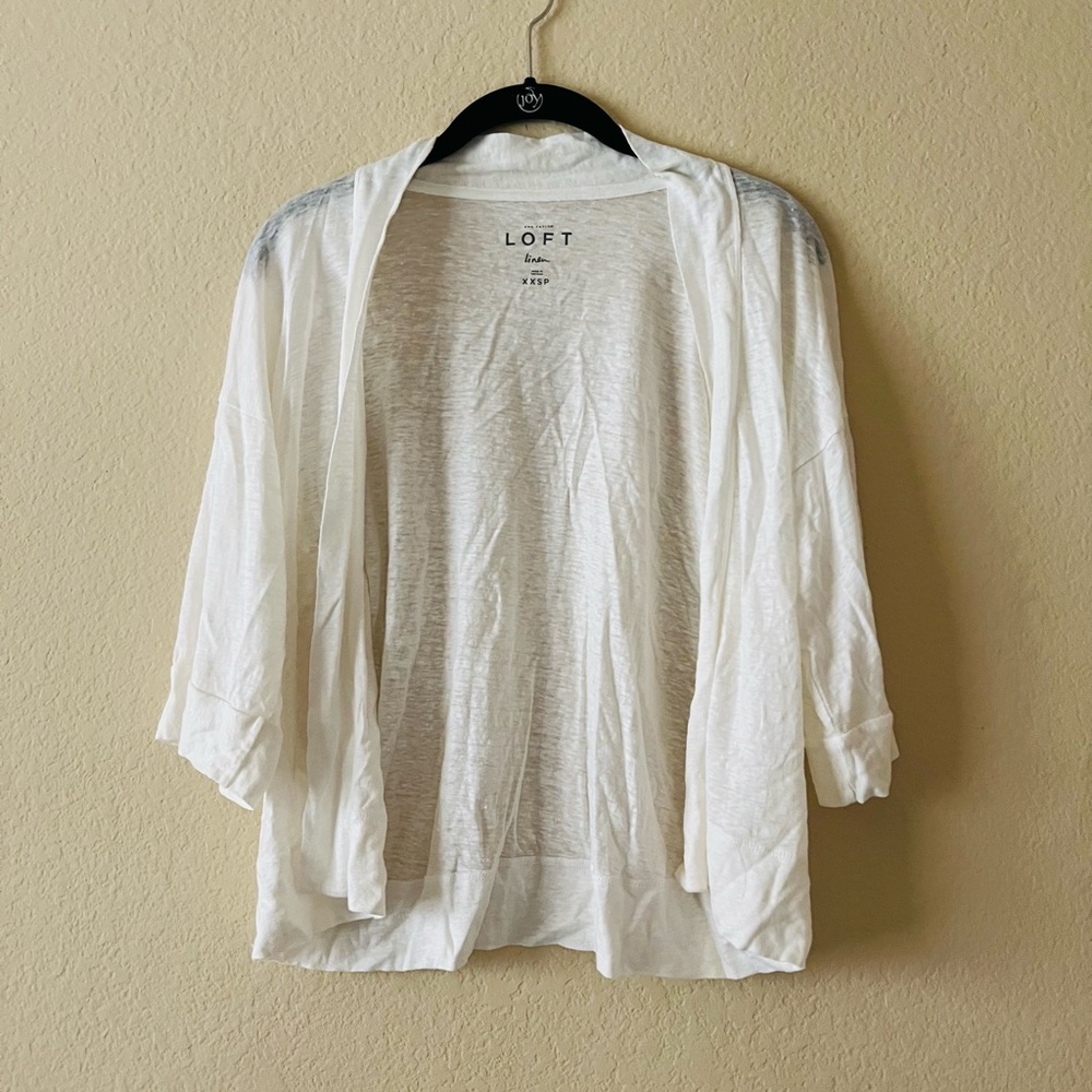 Loft linen cardigan